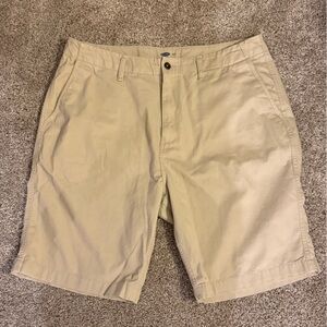Old Navy Men's Tan Flat Front Shorts